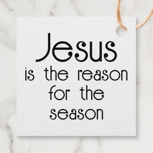 Jesus フェイバータグ (裏面)