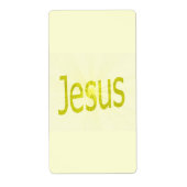 Jesus ラベル (正面)