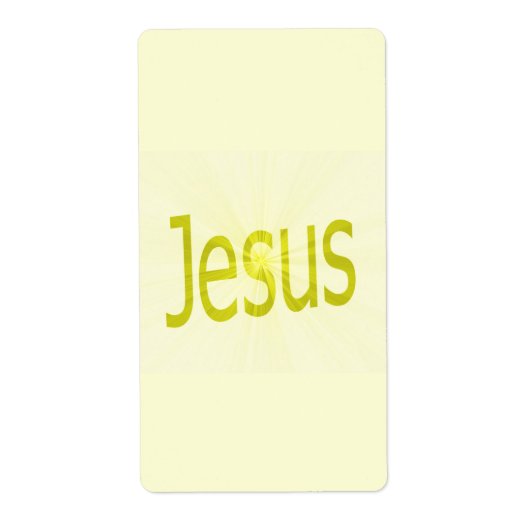 Jesus ラベル (正面)