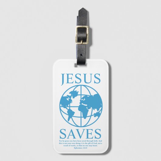 Jesus 救 Graphic 90's ラゲッジタグ (正面縦)