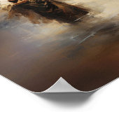 Jesus 救 Peter – バイブル・バース・デジタルプリント ポスター (角)