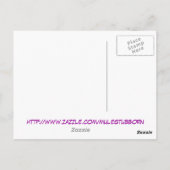 JESUS 運's Woman in trouble Zazzleはがき ポストカード (裏面)