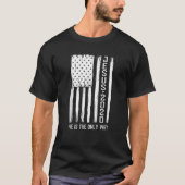 Jesus 2020米国国旗のヴィンテージTシャツ Tシャツ (正面)