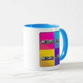 JESUS - 4 Square  マグカップ (正面右)