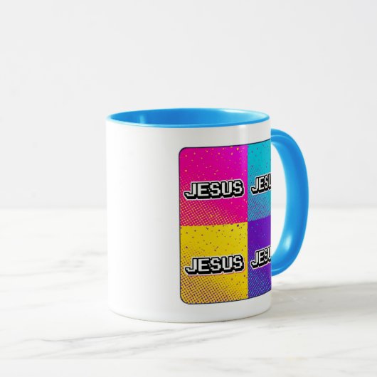 JESUS - 4 Square マグカップ (正面右)