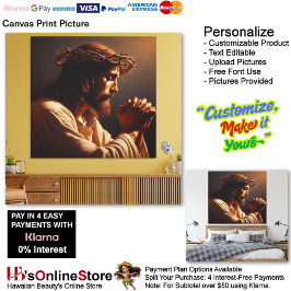 Jesus 8 Canvas Print Picture キャンバスプリント