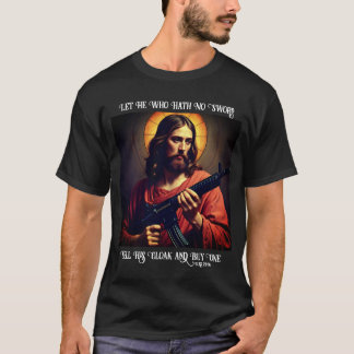 Jesus a 買 Sword AR-15 Tシャツ