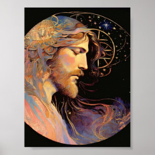 Jesus AIがアートを制作 ポスター