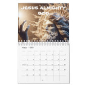 JESUS ALMIGHTY GODは2025年新年のカレンダーを印刷 カレンダー (3月 2027)