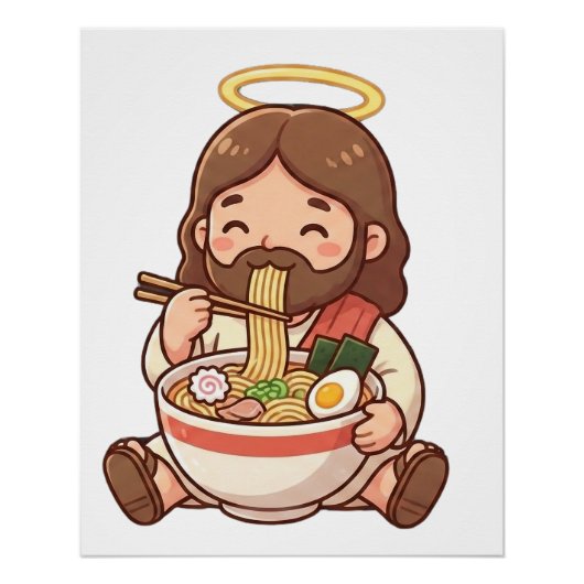 Jesus also likes ramen ポスター (正面)