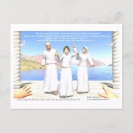 Jesus among the Doctors of the Law (two episodes)  ポストカード