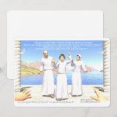 Jesus among the Doctors of the Law (two episodes)  招待状 (正面/裏面)