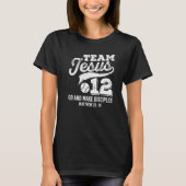 Jesus and Baseball Team Jesus Christian Matthew 28 Tシャツ (正面)