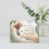 Jesus and Lamb ポストカード (スタンド正面)