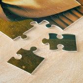 Jesus and Lamb Christian Divine Comfort ジグソーパズル (側面)