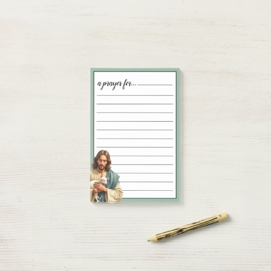 Jesus and Lamb War Room Prayer ポストイット (デスク上)