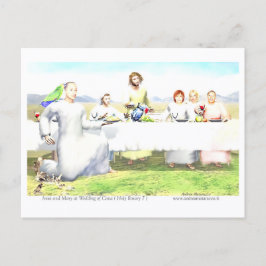 Jesus and Mary at Wedding of Cana ポストカード
