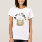 Jesus and Matcha T-Shirt Tシャツ (正面)