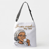 Jesus and My Tea クロスボディバッグ (裏面)
