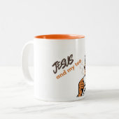 Jesus and My Tea Mug ツートーンマグカップ (正面左)