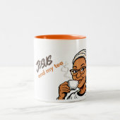 Jesus and My Tea Mug ツートーンマグカップ (中央)