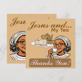 Jesus and My Tea Stationery (正面/裏面)