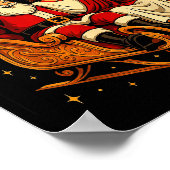 Jesus And Santa The Boys Are Back In Town Funny Ch ポスター (角)