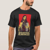 Jesus and Synthesizer  Techno Tシャツ (正面)