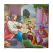 Jesus and the children タイル (正面)