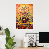 Jesus at Heaven's Gate poster ポスター (ホームオフィス)