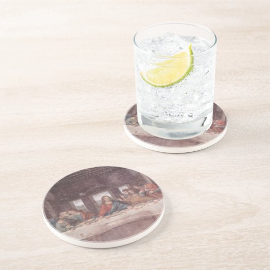 Jesus at The Last Supper, Leonardo da Vinci コースター (側面)