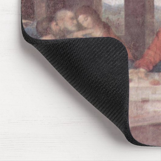 Jesus at The Last Supper, Leonardo da Vinci マウスパッド (コーナー)