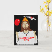 Jesus Birthday Boy Christmas Essential T Shirt カード (黄色い花)