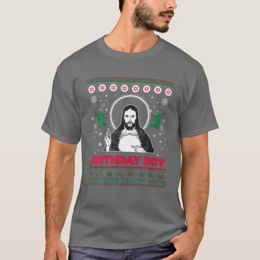 Jesus Birthday Boy Tシャツ (正面)