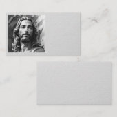 Jesus Black and White Business Card 名刺 (正面/裏面)