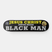 JESUS BLACK MAN JMT 7 3/4"スケートボードデッキ スケートボード (横)