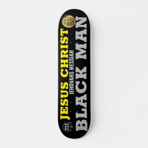 JESUS BLACK MAN JMT 7 3/4"スケートボードデッキ スケートボード