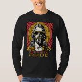 Jesus Blessed Dude Funny and Cool Tシャツ (正面)