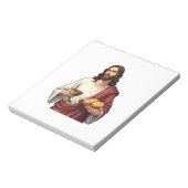 Jesus Bread Wine Vintage Engraving Tee 2 ノートパッド (回転)