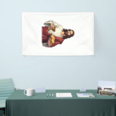 Jesus Bread Wine Vintage Engraving Tee 2 横断幕 (トレードショー)