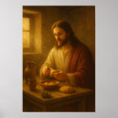 Jesus Breaking Bread ポスター (正面)