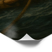 Jesus Calms the Storm™ LDS Art Poster ポスター (コーナー)