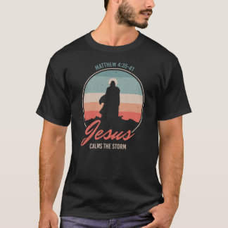 "Jesus calms the storm" T-Shirt Tシャツ