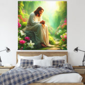 Jesus Canvas Print Picture 10 キャンバスプリント (インサイチュ (寝室))