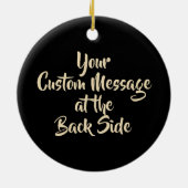 Jesus Caring Shepherd セラミックオーナメント (裏面)