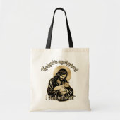 Jesus Caring Shepherd トートバッグ (正面)