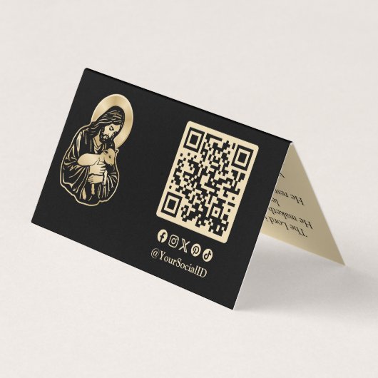 Jesus Caring Shepherd 名刺 (裏面)