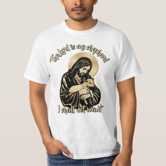 Jesus Caring Shepherd Tシャツ (正面)
