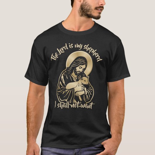 Jesus Caring Shepherd Tシャツ (正面)