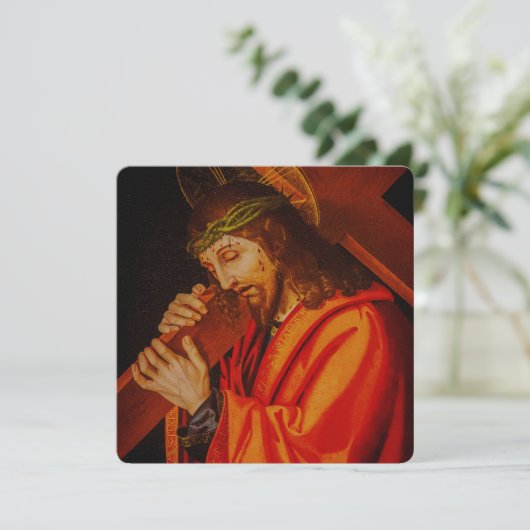 Jesus carrying the cross card (スタンド正面)